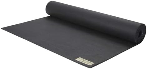 Black harmony natural rubber exercise mat