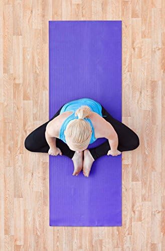 High density purple deluxe pilates mat — photo 3