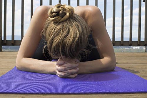 High density purple deluxe pilates mat — photo 4