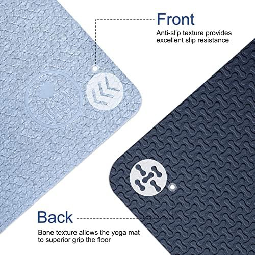 Anti tear hot yoga mat 6mm — photo 3