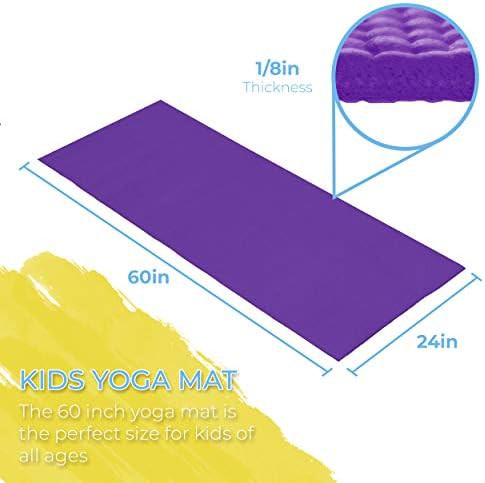Bulk 10 pack kids yoga mats 60 inch — photo 4