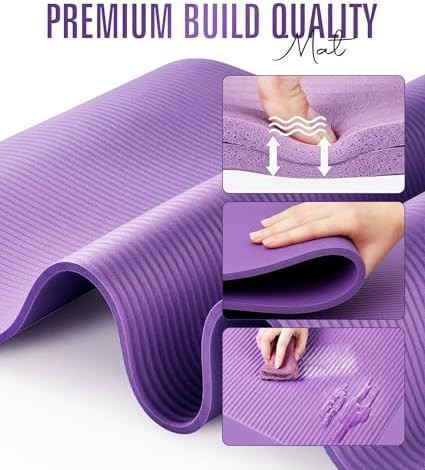 Thick NBR Non Slip Exercise Mat — photo 4