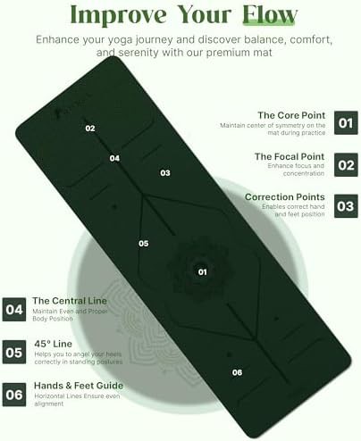 Alignment Lines 6mm Non Slip Mat — photo 3
