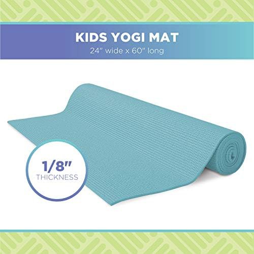 Blue eco friendly foldable yoga mat 3mm — photo 3