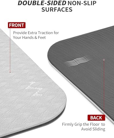 Large TPE barefoot exercise mat 6mm — photo 4