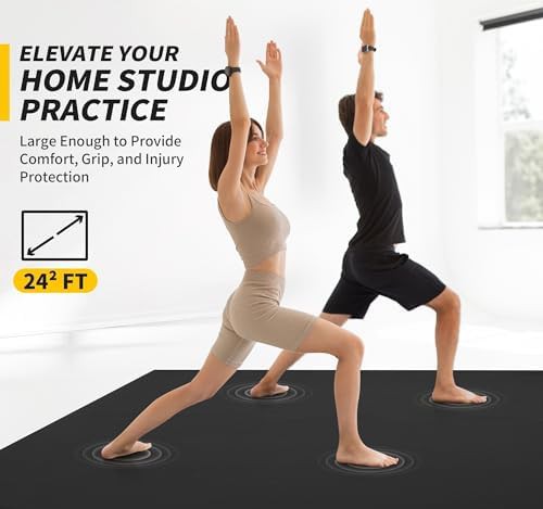 Extra long and wide PVC workout mat — photo 3