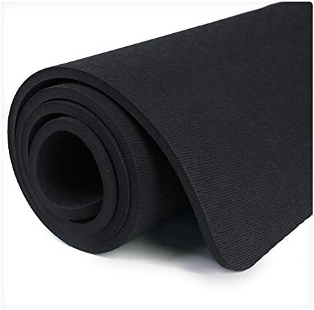 Extra thick black TPE yoga mat — photo 4