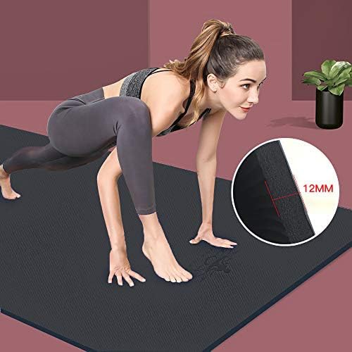 Extra thick black TPE yoga mat — photo 5