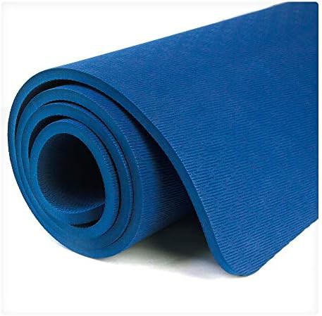 Extra thick blue TPE yoga mat — photo 4