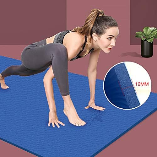 Extra thick blue TPE yoga mat — photo 5