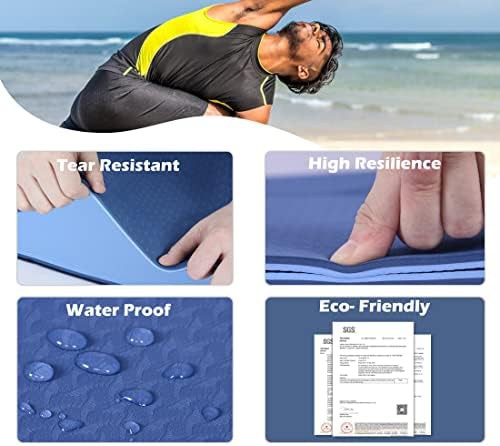 Thick eco friendly exercise mat 6mm — photo 3