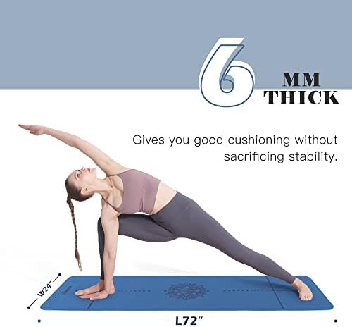 Thick eco friendly exercise mat 6mm — photo 5