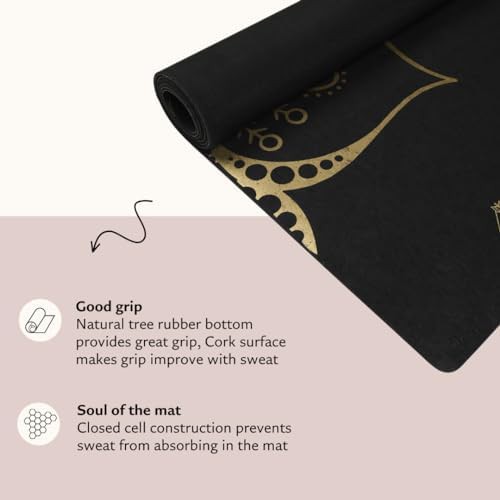Sahasrara cork eco friendly yoga mat — photo 4