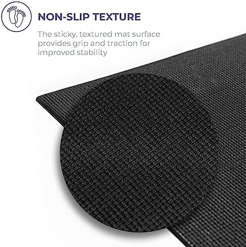 Black voyage studio yoga mats six pack — photo 3