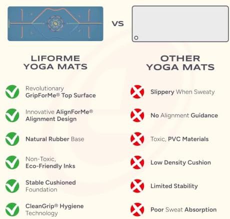 Printed blue beginner yoga mat professional — photo 3