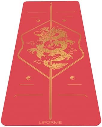 Zodiac alignment lines yoga mat