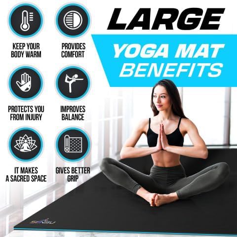 Sensu large 9mm thick yoga mat — photo 3
