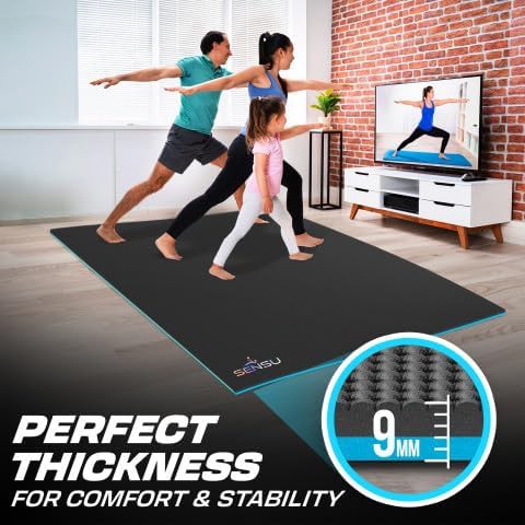 Sensu large 9mm thick yoga mat — photo 4