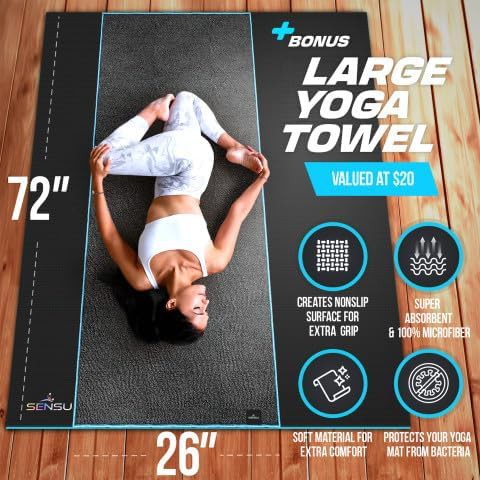 Sensu large 9mm thick yoga mat — photo 5