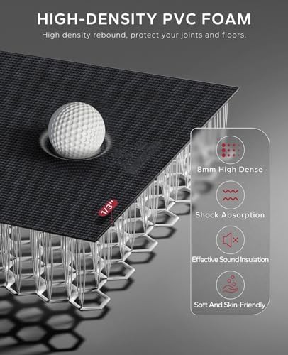 Extra large high density PVC workout mat — photo 3