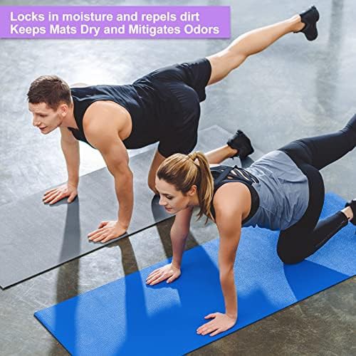 Multicolored bulk PVC fitness mats 16 pack — photo 5