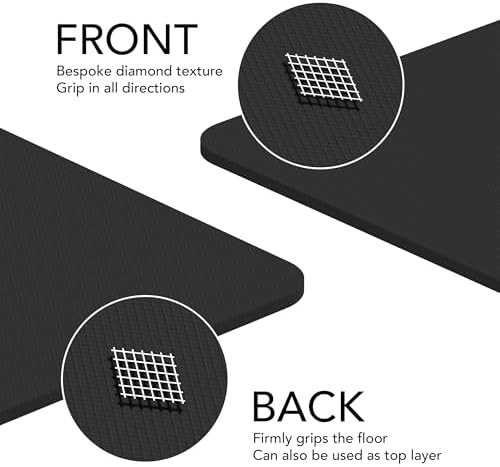 Extra thick 10mm wide workout mat — photo 4