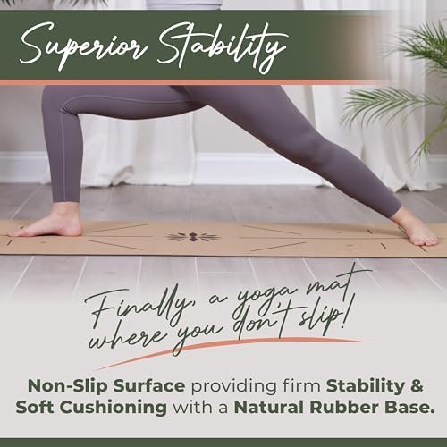 Sustainable cork and natural rubber mat — photo 4