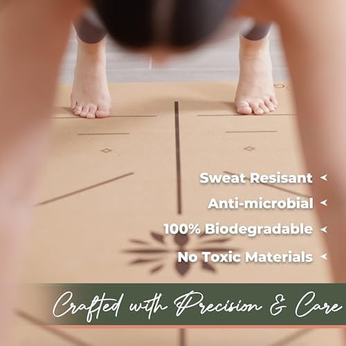 Sustainable cork and natural rubber mat — photo 5