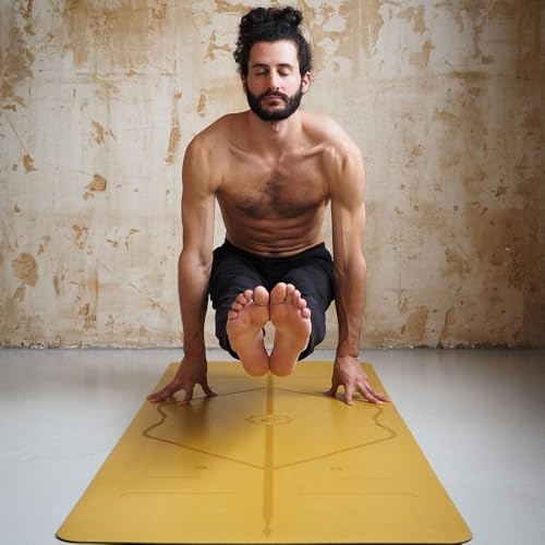 Classic alignment yoga mat patented design — photo 4