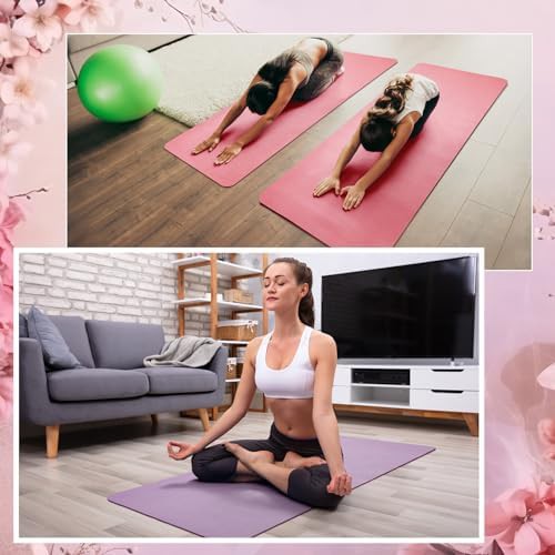 Colorful 6 pack 4mm thick yoga mats — photo 4