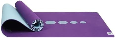 Amethyst lotus printed reversible yoga mat