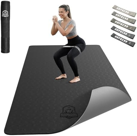 Large six by four foot yoga mat