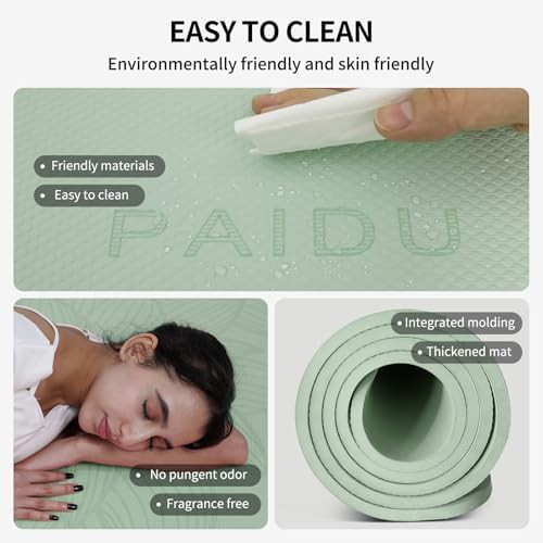 Paidu large home gym exercise mat — photo 4