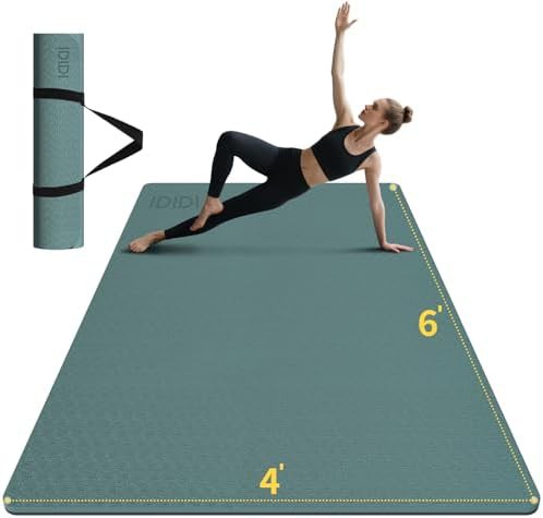 Extra wide 8mm POE fitness mat