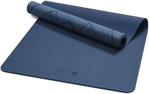 Extra large blue professional yoga mat
