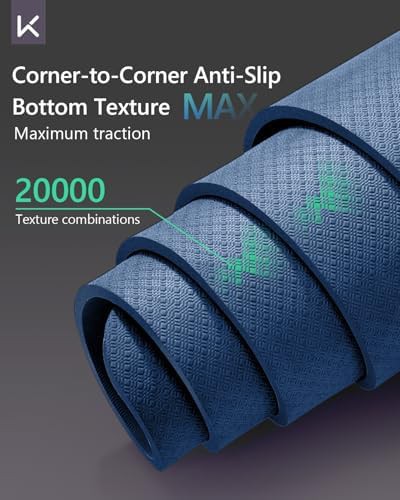 Extra large blue professional yoga mat — photo 5