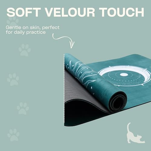 Green Suede and TPE Yoga Mat 5mm — photo 4