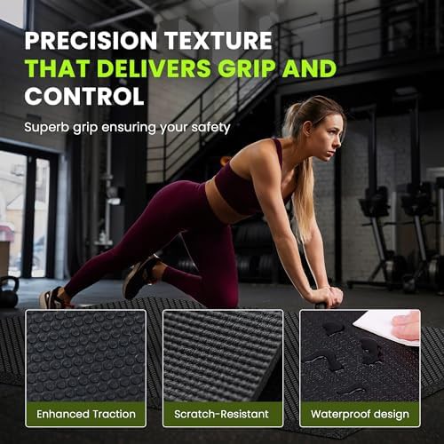 Extra large 8mm thick exercise mat — photo 4