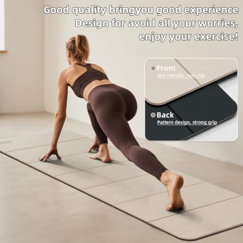 Foldable lightweight travel yoga mat — photo 4
