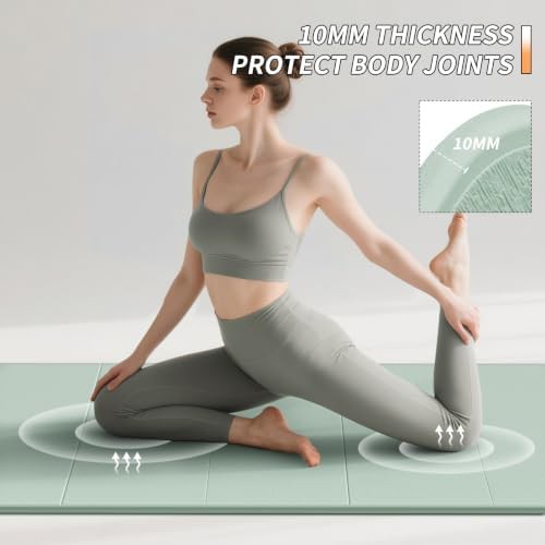 Paidu foldable TPE yoga mat portable — photo 5