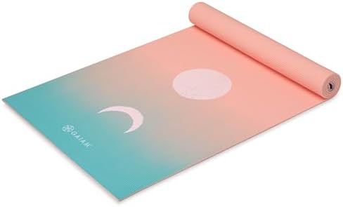 Pastel moon phases 6mm yoga mat