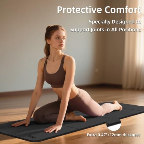 Lightweight Foldable TPE Pilates Mat 12mm — photo 3