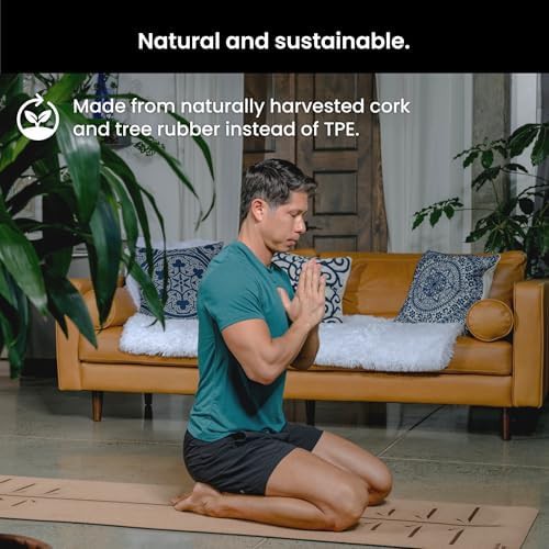Warrior mini cork yoga mat 4mm — photo 5