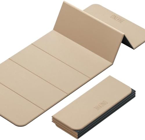 Milk coffee folding travel yoga mat