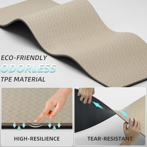 Wide high density TPE exercise mat — photo 4