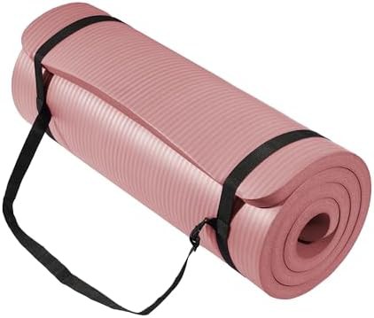 Thick cushioned non slip exercise mat