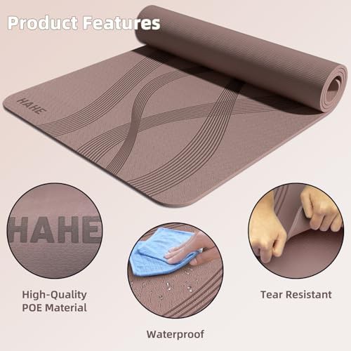 Dark Brown High Density Large Workout Mat — photo 4