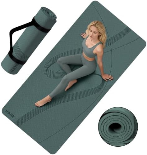 Olive Green High Density Large Exercise Mat