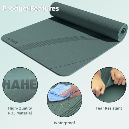 Olive Green High Density Large Exercise Mat — photo 4