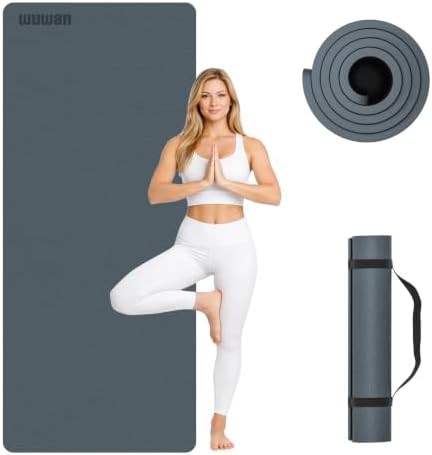 Wuwan blue non slip fitness mat